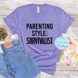Parenting Style Survivalist Tee